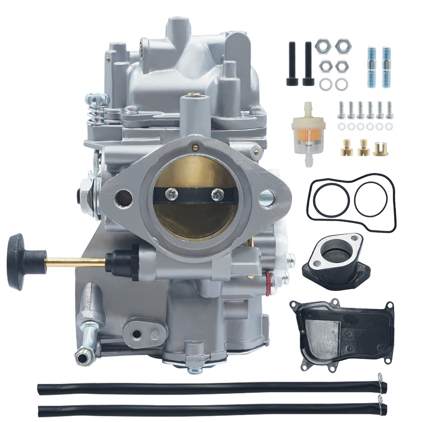 Triumilynn YFM350 Carburetor for Yamaha Warrior 350 YFM350 1987-2004/ Yamaha Big Bear 350 1987-1998 with Intake Manifold