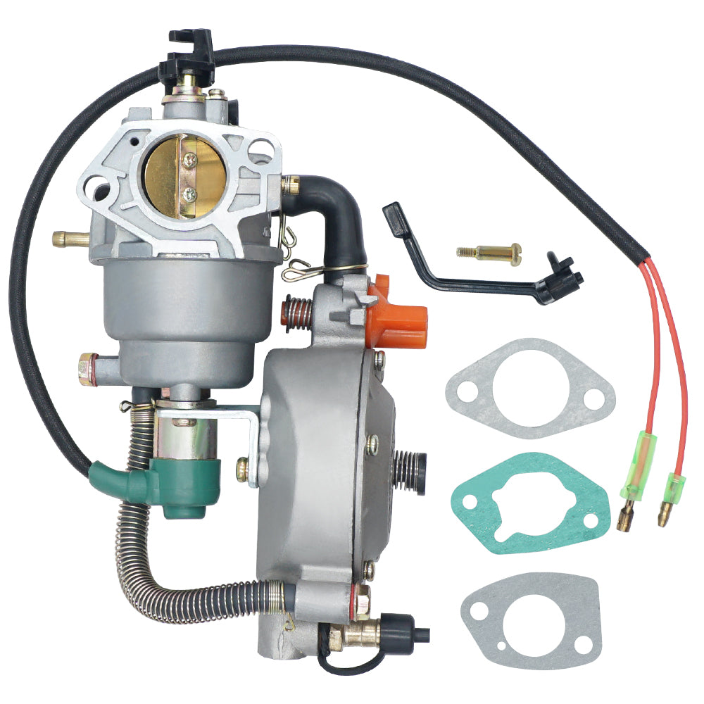 Triumilynn Dual Fuel Carburetor Generator LPG NG Conversion Kit for Honda GX390 4.5-5.5KW 188F Engine