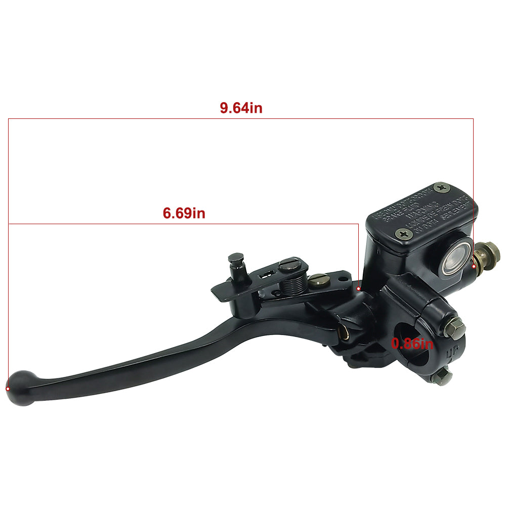 Triumilynn 7/8 22mm Left Brake Lever Master Cylinder for 50CC 70cc 90cc 100cc 110cc 125cc 150cc 200cc 250CC Motorcyle Kids ATV Quad Moped Pit Dirt Bike