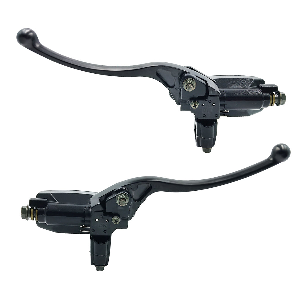 Triumilynn 7/8 inch 22mm Brake Clutch Master Cylinder for Honda Yamaha Suzuki Kawasaki Universal Motorcycle, Left and Right