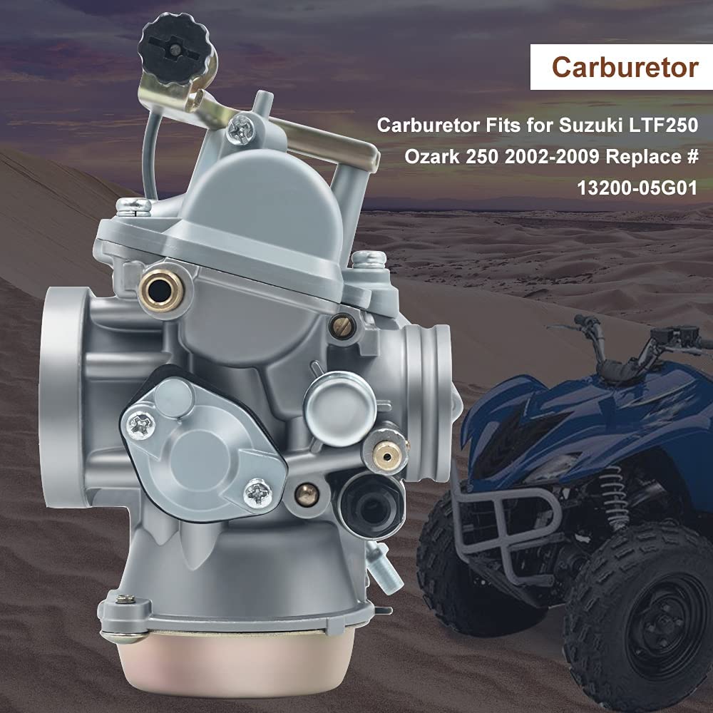 Triumilynn Carburetor for Suzuki LT-F250 Ozark 2002-2009, for Suzuki LT-F250F Ozark 2002-2003, for Quadsport LTZ 250 04-09 13200-05G01