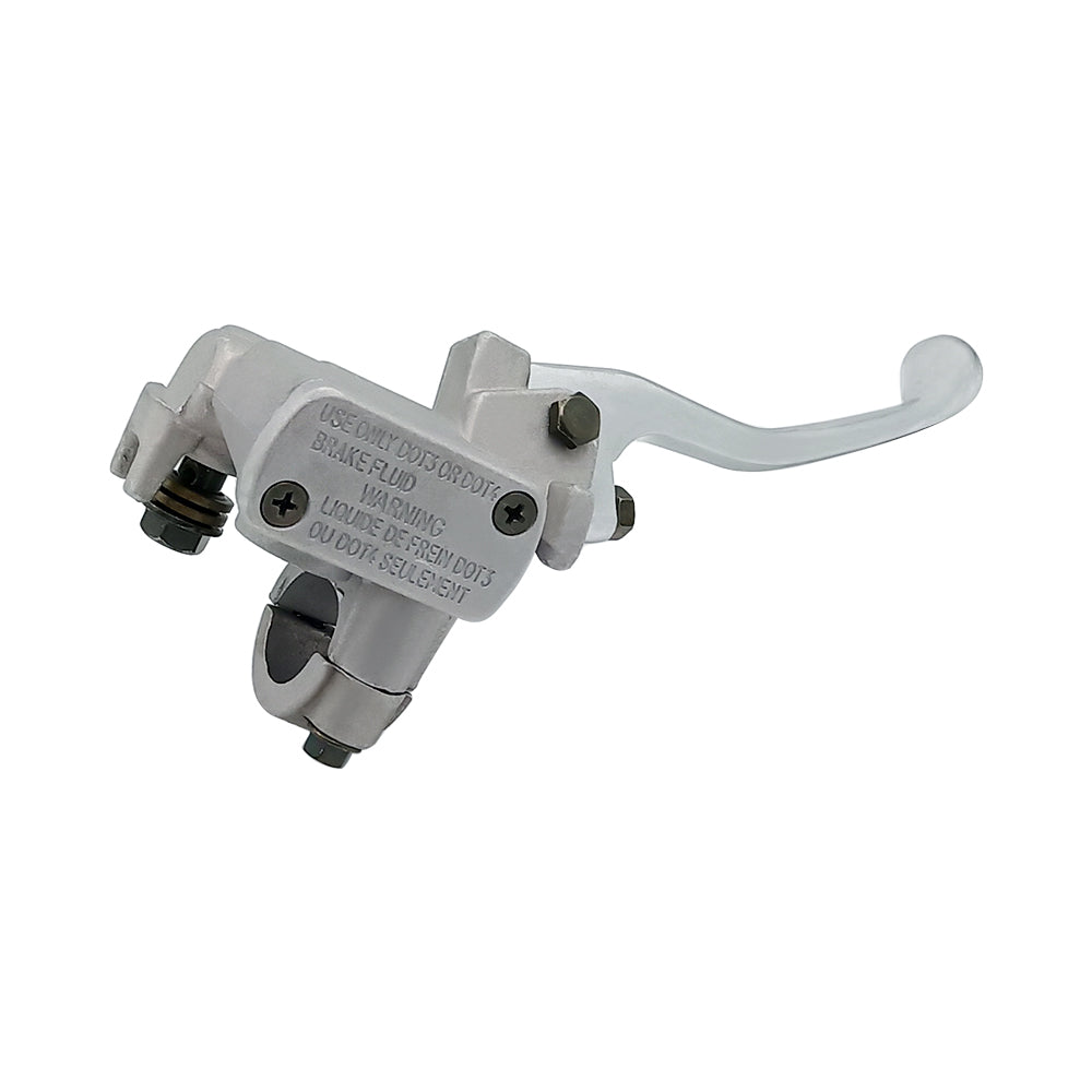 Triumilynn 7/8 Right Front Brake Master Cylinder Perch for Honda CR125R CR250R CR500R CRF250R CRF450R CRF250X CRF450X (Silver)