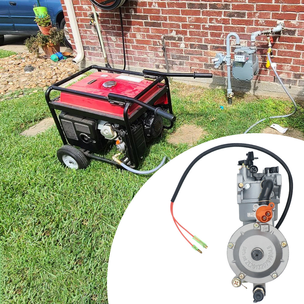 Triumilynn Dual Fuel Carburetor Generator LPG NG Conversion Kit for Honda GX390 4.5-5.5KW 188F Engine