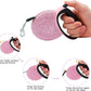 Triumilynn Rhinestone Retractable Dog Leash Bling 10ft, Cat Walking Leash Pink for Small Breed, Gift Waste Bags Dispenser Included, 360° Tangle-Free