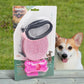 Triumilynn Rhinestone Retractable Dog Leash Bling 10ft, Cat Walking Leash Pink for Small Breed, Gift Waste Bags Dispenser Included, 360° Tangle-Free