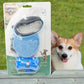 Triumilynn Blue Rhinestone Retractable Dog Leash for Small Medium Dog Cat up to 44lbs with Waste Bags Dispenser, 360° Tangle-Free, One Button Release & Lock Function