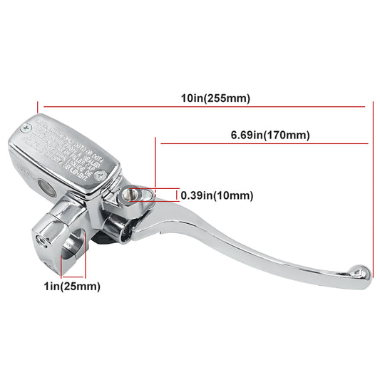 Right 1 inch 25mm Brake Master Cylinder for Honda Shadow Goldwing Magna VTX replacement part - Triumilynn