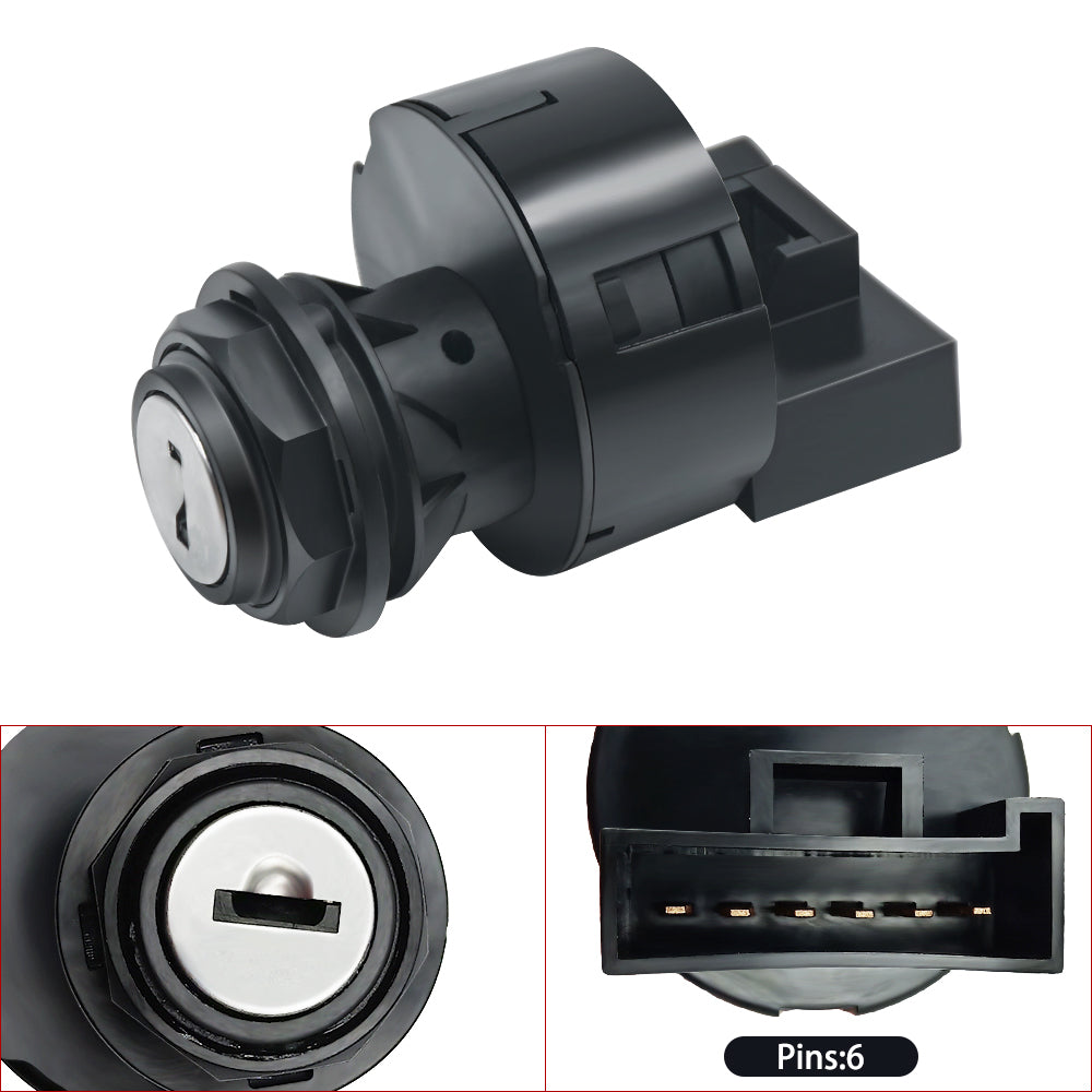 Ignition Key Switch for Polaris Sportsman & Ranger 400 500 600 700 800 900 XP - Replaces 4012165, 4011002 (2 Keys Included) - Triumilynn replacement part