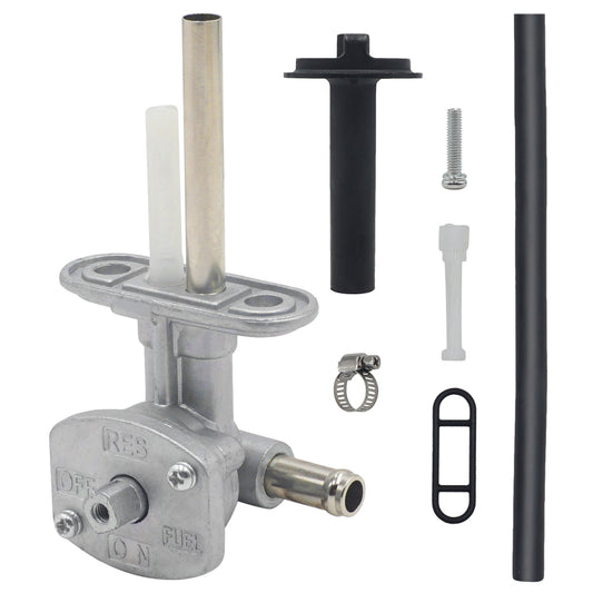 Petcock Fuel Valve Kit for Yamaha Bruin 350 Grizzly 660 350 with Knob Lever YFM350 YFM660 5KM-24500-10-00