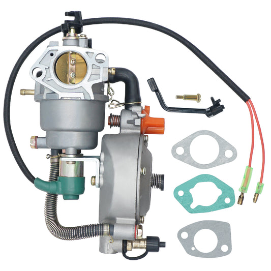 Triumilynn Dual Fuel Carburetor Generator LPG NG Conversion Kit for Honda GX390 4.5-5.5KW 188F Engine