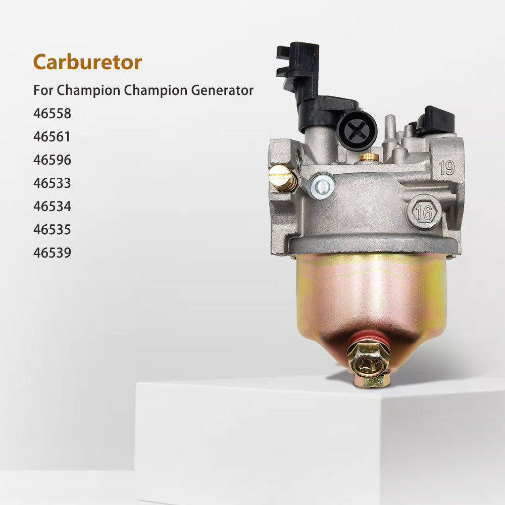 Triumilynn 196cc Carburetor for Champion Power Equipment 3500 4000 Watt CPE Gas Generator 196cc 6.5 hp OHV Engine