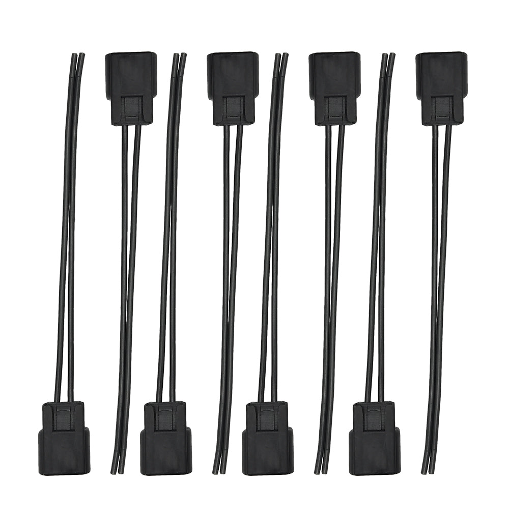 Triumilynn Ignition Coil Connector Plug Wiring Harness for Ford F150 F250 F350 4.6L 5.4L 6.8L Mustang, 8 pcs Pigtail Connectors
