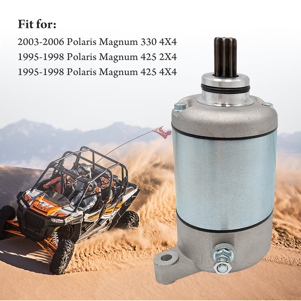Triumilynn Package Includes 1 x 3084981 Starter for Polaris Sportsman 500, Specifications: 12V, CW, PMDD, 9Teeth/Splines