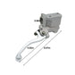 Triumilynn 7/8 Right Front Brake Master Cylinder Perch for Honda CR125R CR250R CR500R CRF250R CRF450R CRF250X CRF450X (Silver)