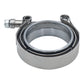 Triumilynn 2.5 Inch Stainless Steel Exhaust V Band Clamp Male Female Flange Mild Steel Exhaust V Band Clamp for Turbo Downpipes Exhaust Systems