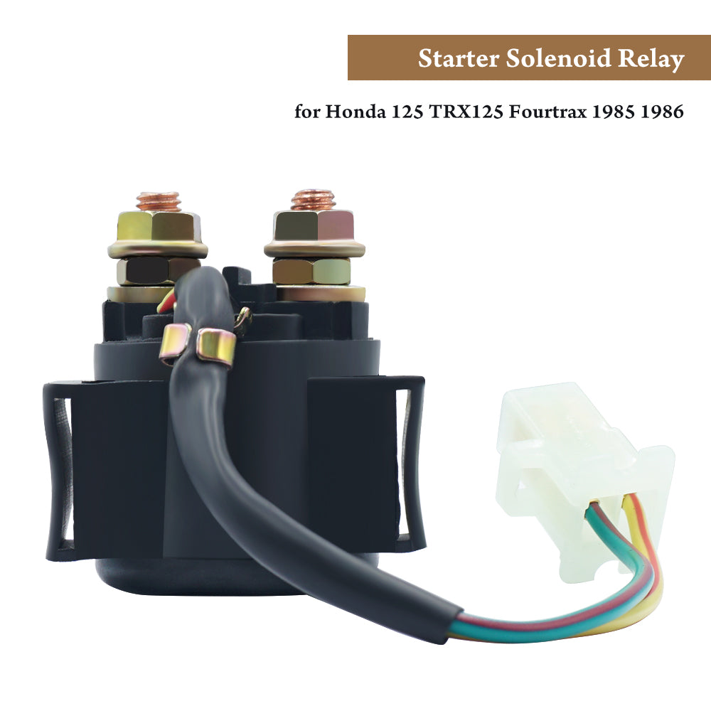 Triumilynn Starter Solenoid Relay for Honda Fourtrax 300 1988-2000, Honda TRX125 TRX200 TRX250 Fourtrax 1984-1987