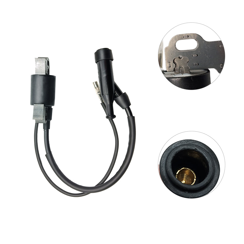 Triumilynn Ignition Coil with Spark Plug for HONDA GX240 GX270 GX340 GX390 8HP 11HP 13HP Engine Lawn Mower Tractor 30500-ZE2-023 / 30500-ZF6-W02