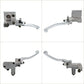 Triumilynn 7/8 Right Front Brake Master Cylinder Perch for Honda CR125R CR250R CR500R CRF250R CRF450R CRF250X CRF450X (Silver)