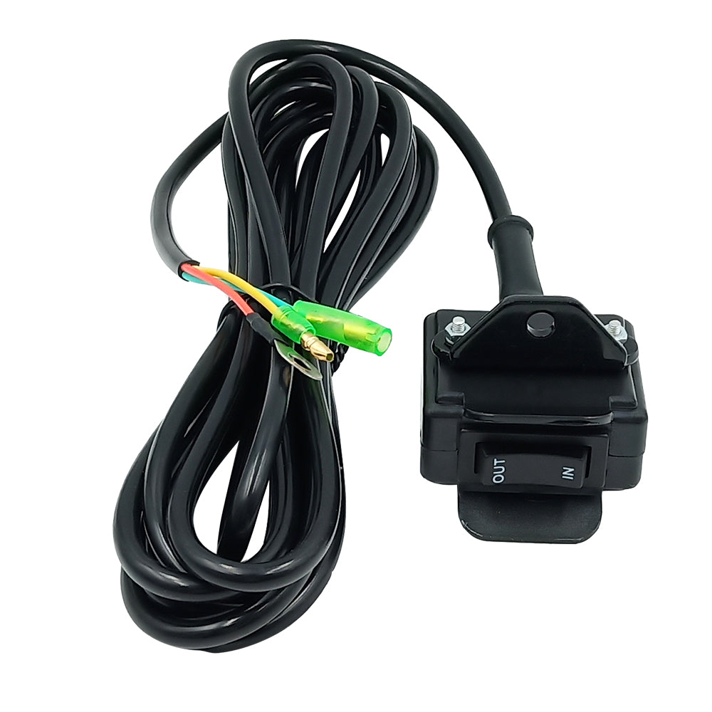 Triumilynn 12V Solenoid Relay Contactor and Winch Rocker Thumb Switch Combo for ATV UTV Kit