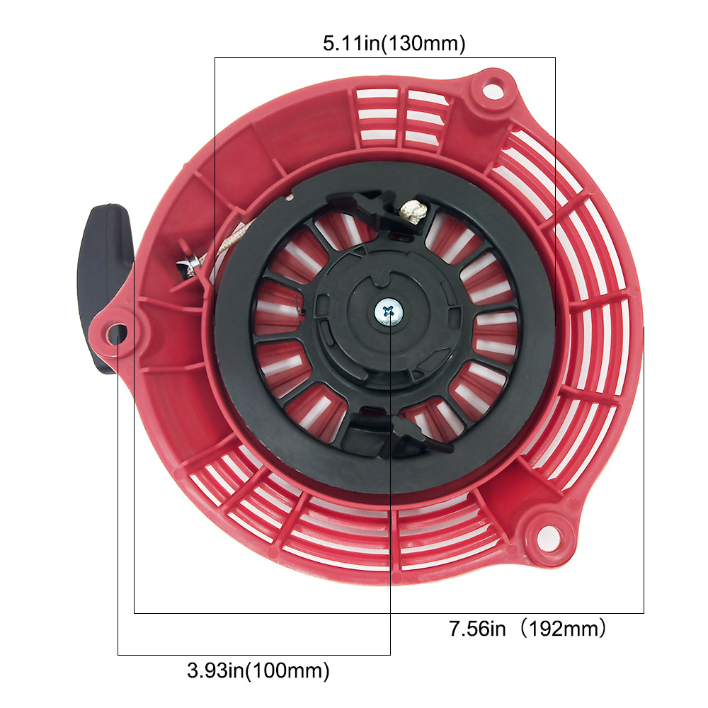 Triumilynn Recoil Pull Starter for Honda GCV160 GC160 GCV135 GC135 Engine EN2000 EN2500 Generator No. 28400-ZL8-023ZA, 28400-ZL8-013ZA, 284400-ZM0-003 Lawn Mower Pull Starter