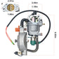 Triumilynn Dual Fuel Carburetor Generator LPG NG Conversion Kit for Honda GX390 4.5-5.5KW 188F Engine