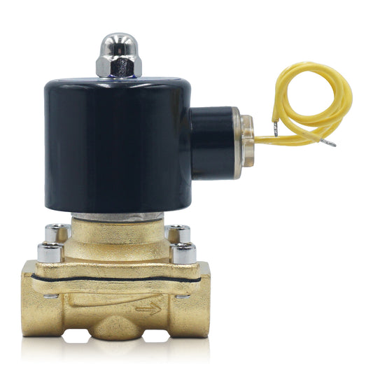 3/4¡± AC 110V Electric Solenoid Valve for Air Water Gas NPT Thread Humidifier Solenoid Water Valve