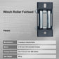 Triumilynn Winch Cable Roller Fairlead, Winch Roller Fairlead for 2000-3500 LBs ATV Winch 4 7/8 Inch Bolt Pattern