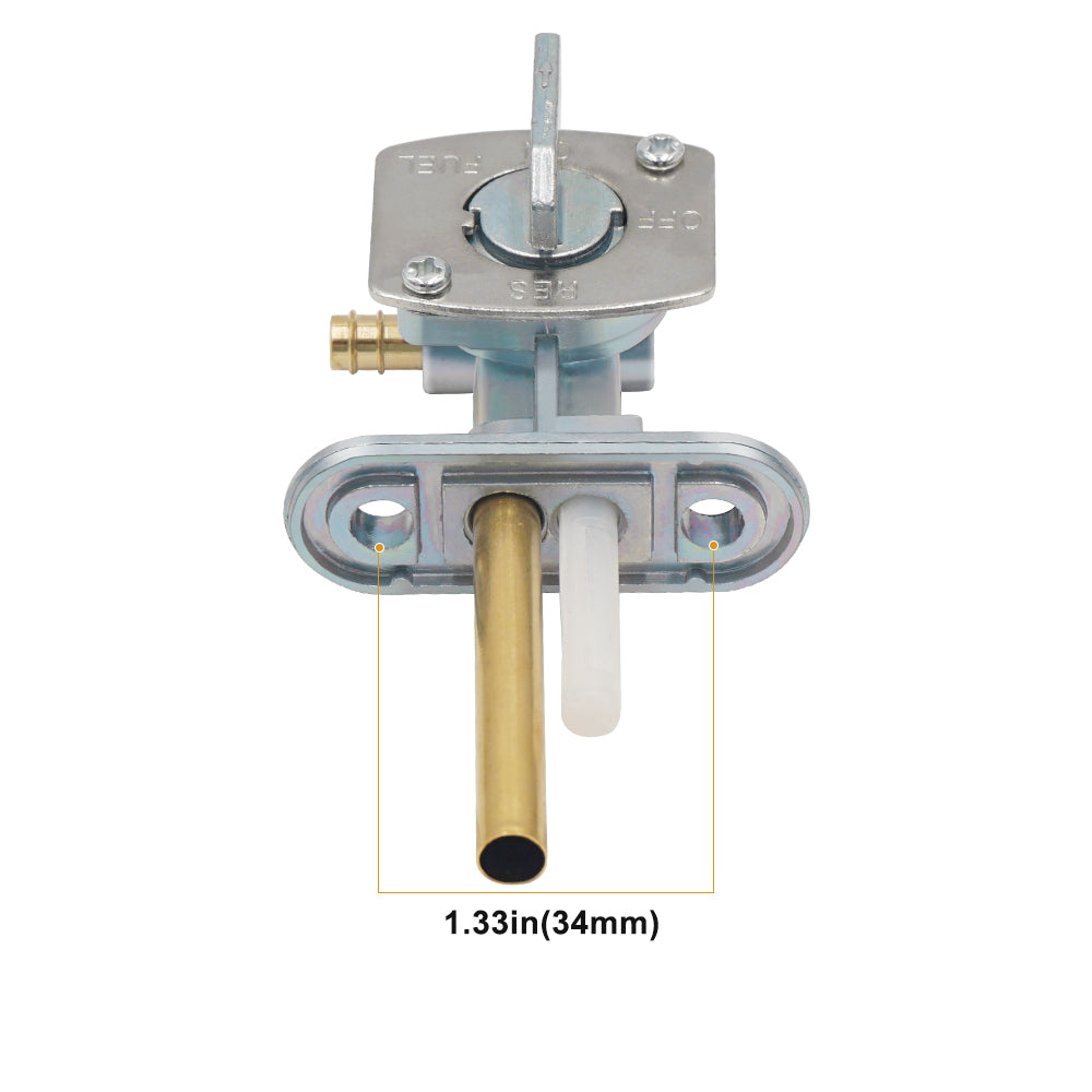 Triumilynn Petcock Fuel Valve for Honda Kawasaki Suzuki Yamaha ATV Motorcycles 1986-2016 Universal Gas Valve Switch