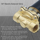 Triumilynn 1/2 Electric Solenoid Valve NPT 110V AC Normally Closed Robust Brass High Flow for Air Water Gas