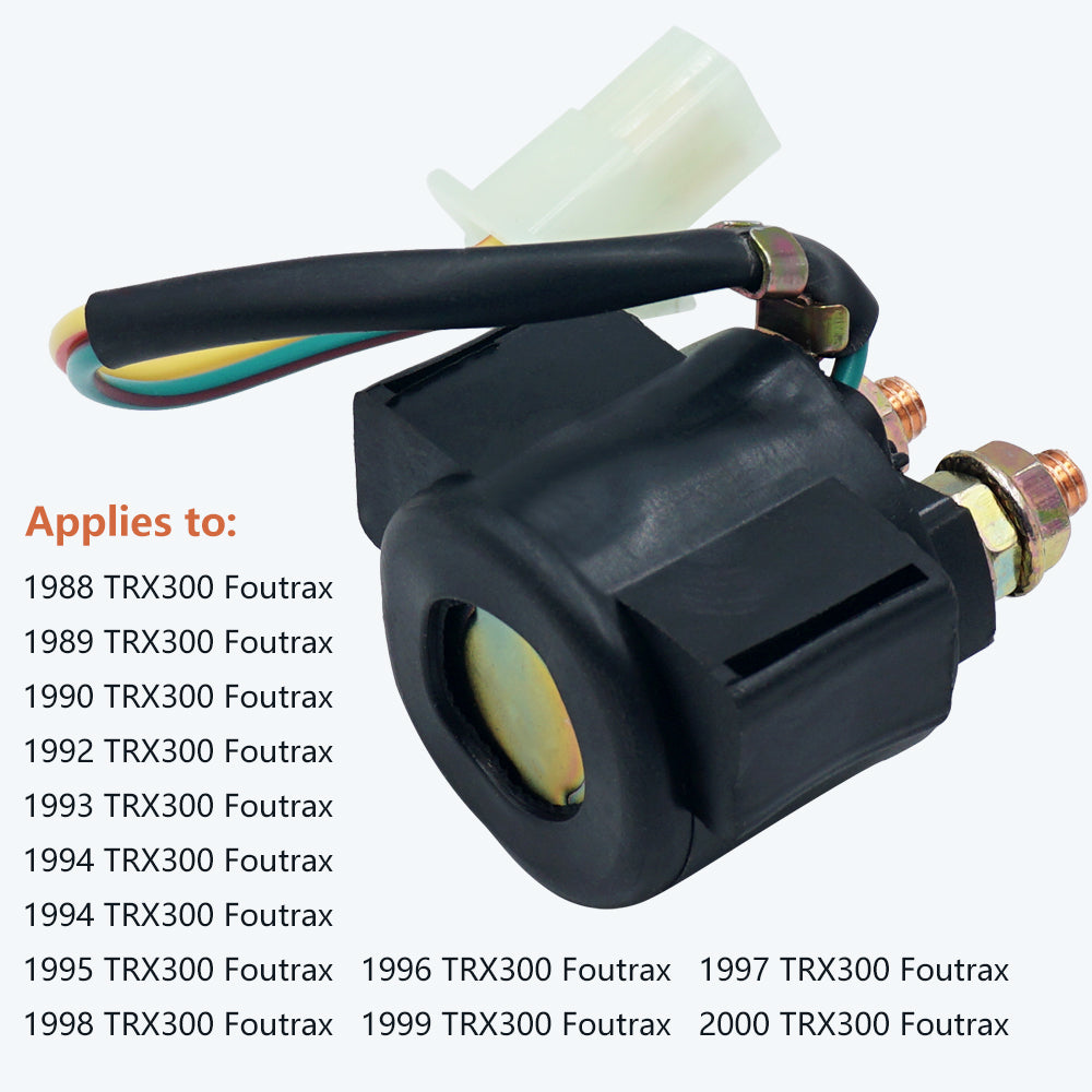 Triumilynn Starter Solenoid Relay 35850-HC4-000 for Honda Fourtrax 300 TRX300 TRX300FW 2X4 4x4 1988-2000 35850-HA8-771 3AY-81940-00-00